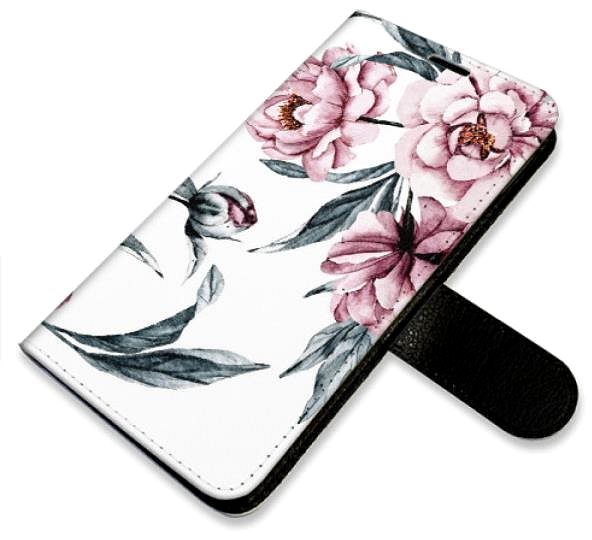 Kryt na mobil iSaprio flip puzdro Pink Flowers pre iPhone 14 Plus ...