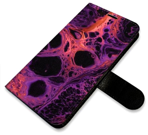 Kryt na mobil iSaprio flip puzdro Abstract Dark 02 pre iPhone 14 Pro Max ...