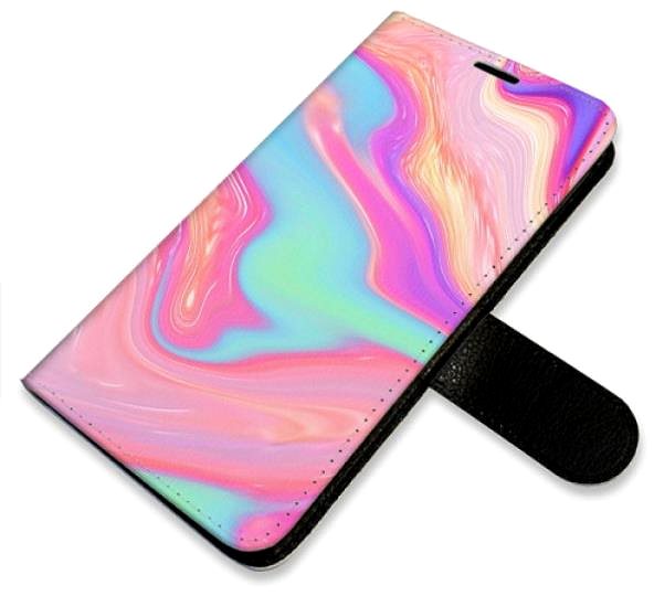 Kryt na mobil iSaprio flip puzdro Abstract Paint 07 pre iPhone 14 Pro Max ...