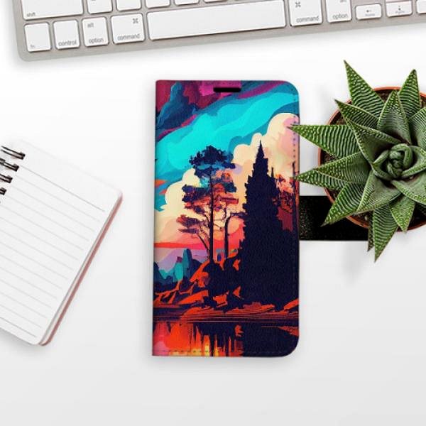 Kryt na mobil iSaprio flip puzdro Colorful Mountains 02 pre iPhone 14 Pro Max ...