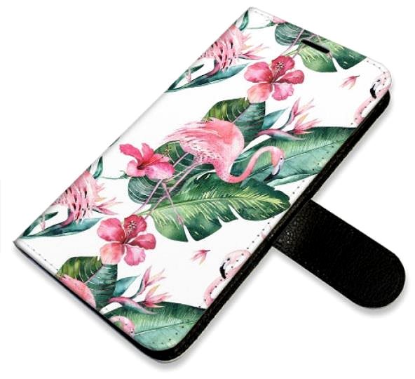 Kryt na mobil iSaprio flip puzdro Flamingos Pattern na iPhone 5/5S/SE ...