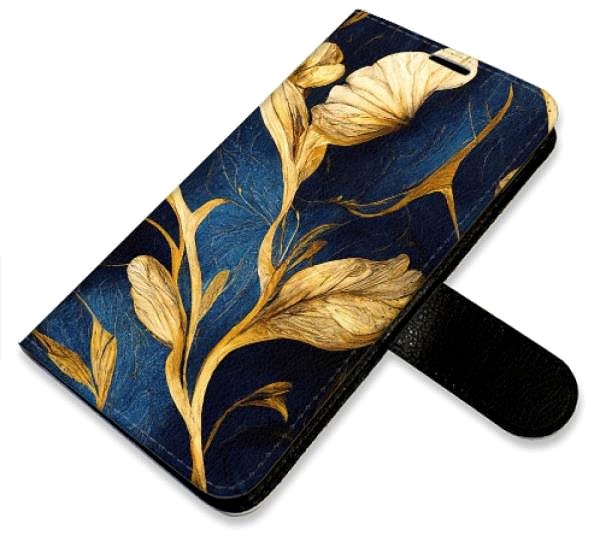 Kryt na mobil iSaprio flip puzdro GoldBlue pre iPhone 5/5S/SE ...