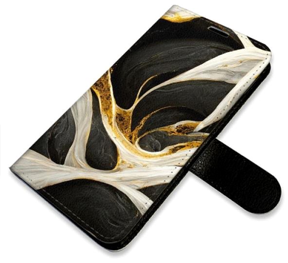 Kryt na mobil iSaprio flip puzdro BlackGold Marble na iPhone 6/6S ...