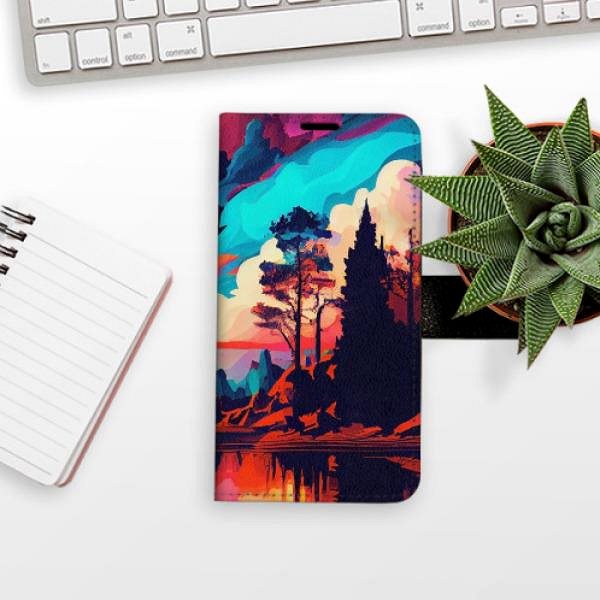 Kryt na mobil iSaprio flip puzdro Colorful Mountains 02 pre iPhone 6/6S ...