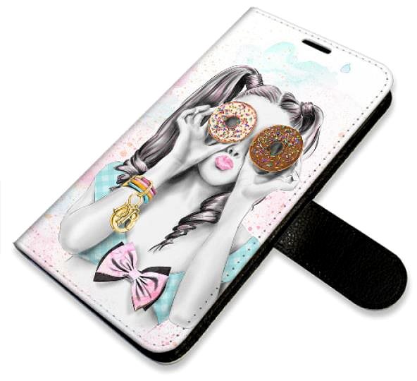 Kryt na mobil iSaprio flip puzdro Donut Worry Girl pre iPhone 6/6S ...