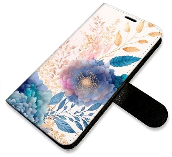 Kryt na mobil iSaprio flip puzdro Ornamental Flowers 03 pre iPhone 6/6S ...