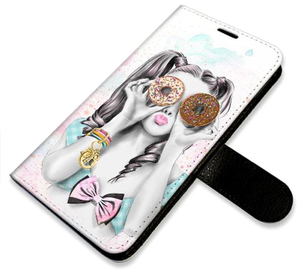 Kryt na mobil iSaprio flip puzdro Donut Worry Girl pre iPhone 7 Plus ...