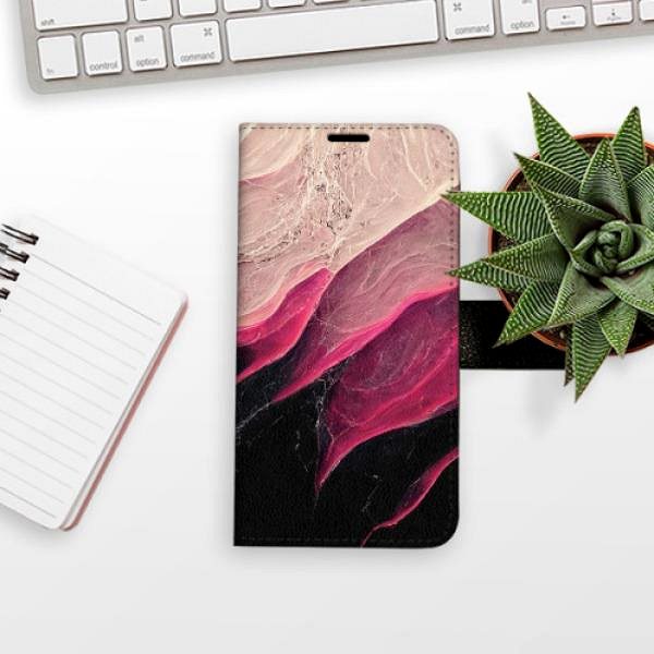 Kryt na mobil iSaprio flip puzdro BlackPink Marble na iPhone X/XS ...