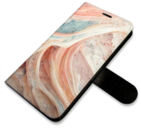Kryt na mobil iSaprio flip puzdro Colour Marble pre iPhone X/XS ...