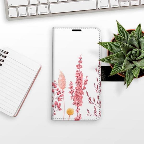 Kryt na mobil iSaprio flip puzdro Pink Flowers 03 pre iPhone X/XS ...
