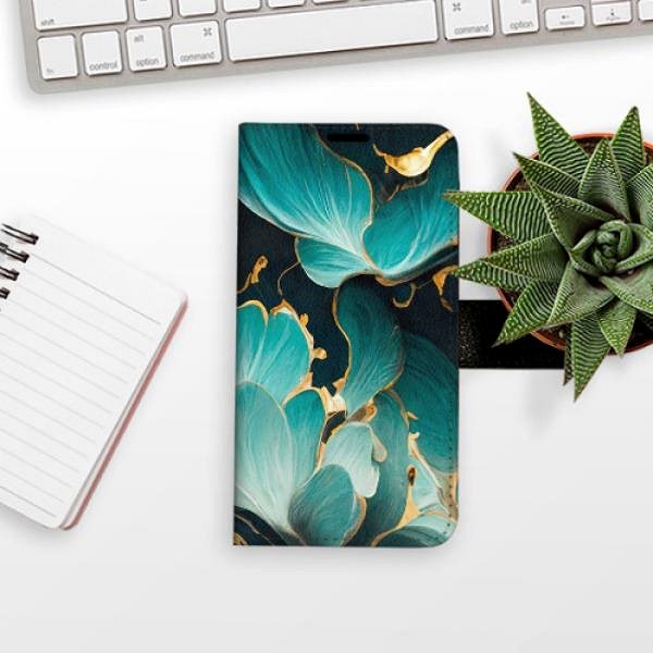 Kryt na mobil iSaprio flip puzdro Blue Flowers 02 na iPhone XR ...