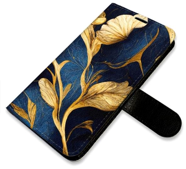Kryt na mobil iSaprio flip puzdro GoldBlue pre Samsung Galaxy A03 ...