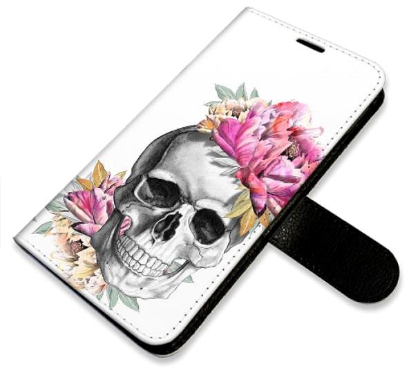 Kryt na mobil iSaprio flip puzdro Crazy Skull na Samsung Galaxy A32 5G ...
