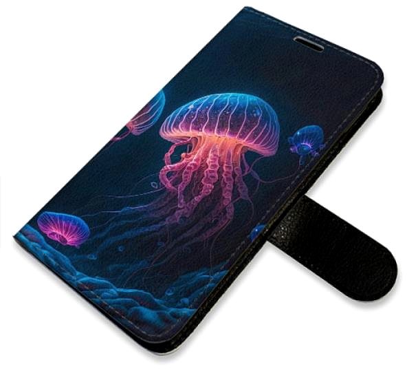 Kryt na mobil iSaprio flip puzdro Jellyfish pre Samsung Galaxy A34 5G ...