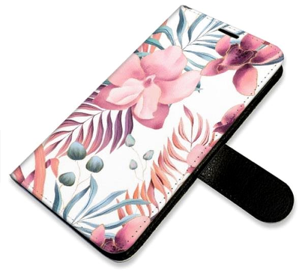 Kryt na mobil iSaprio flip puzdro Pink Flowers 02 pre Samsung Galaxy A34 5G ...