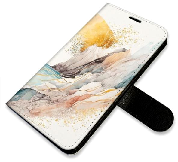 Kryt na mobil iSaprio flip puzdro Winter in the Mountains na Samsung Galaxy A34 5G ...