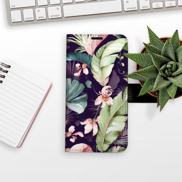 Kryt na mobil iSaprio flip puzdro Flower Pattern 08 pre Samsung Galaxy A40 ...