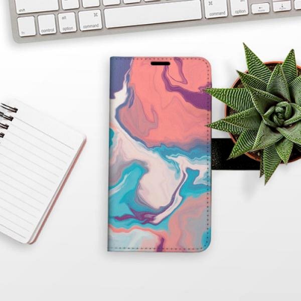 Kryt na mobil iSaprio flip puzdro Abstract Paint 06 na Samsung Galaxy A50 ...