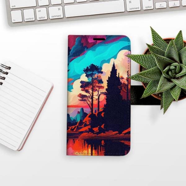 Kryt na mobil iSaprio flip puzdro Colorful Mountains 02 pre Samsung Galaxy A50 ...