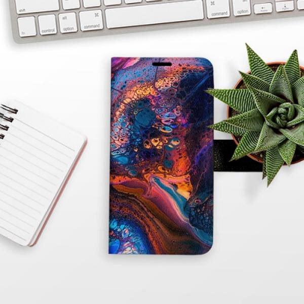 Kryt na mobil iSaprio flip puzdro Magical Paint pre Samsung Galaxy A50 ...