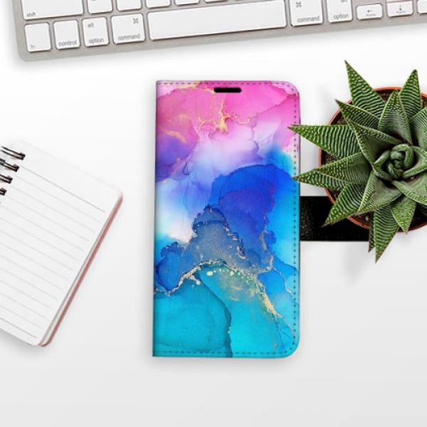 Kryt na mobil iSaprio flip puzdro BluePink Paint pre Samsung Galaxy A51 ...