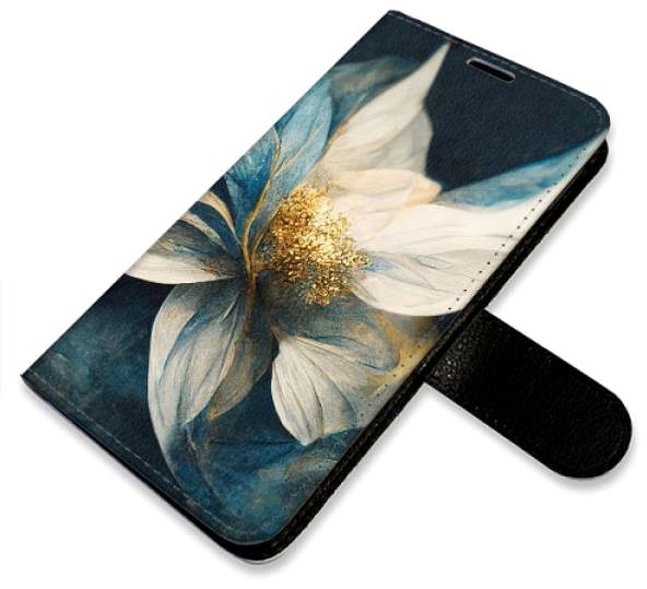 Kryt na mobil iSaprio flip puzdro Gold Flowers pre Samsung Galaxy A51 ...