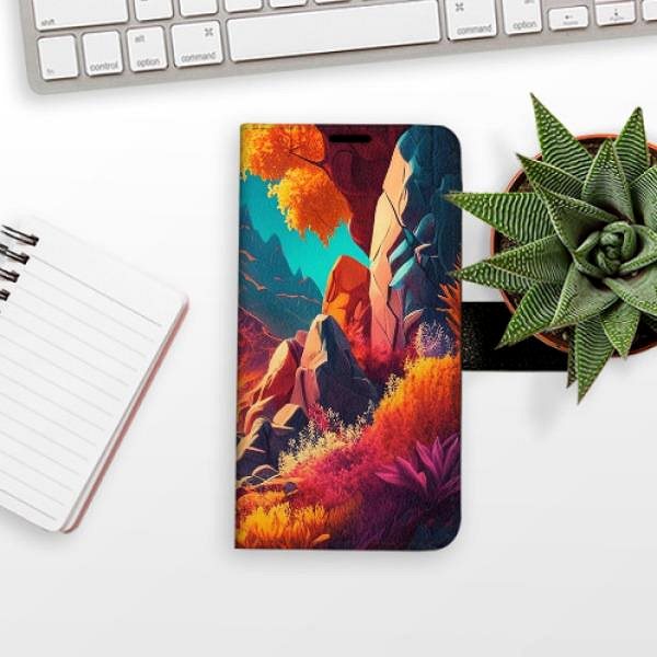 Kryt na mobil iSaprio flip puzdro Colorful Mountains na Samsung Galaxy A51 ...