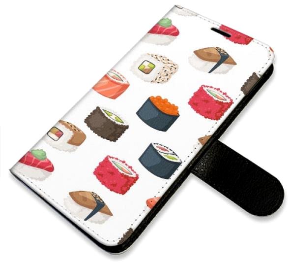 Kryt na mobil iSaprio flip puzdro Sushi Pattern 02 na Samsung Galaxy A52/A52 5G/A52s ...