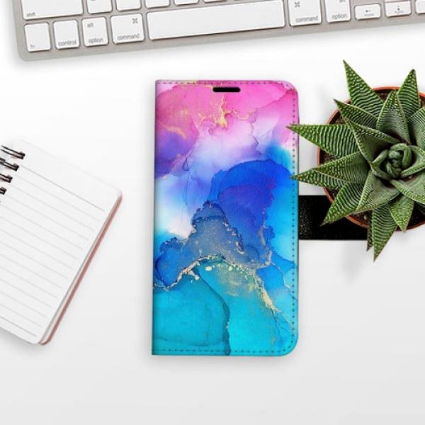 Kryt na mobil iSaprio flip puzdro BluePink Paint na Samsung Galaxy A53 5G ...