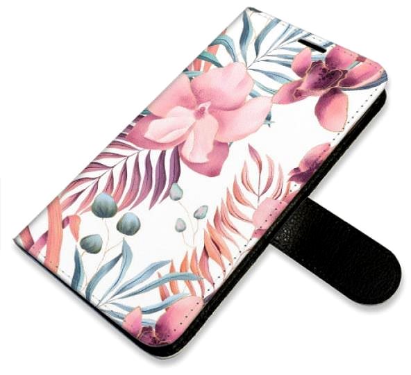 Kryt na mobil iSaprio flip puzdro Pink Flowers 02 na Samsung Galaxy A54 5G ...