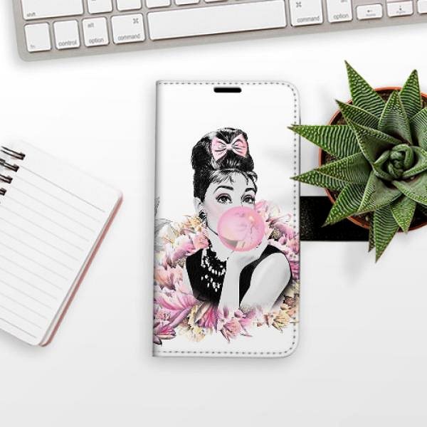 Kryt na mobil iSaprio flip puzdro Girl with bubble na Samsung Galaxy S10 ...