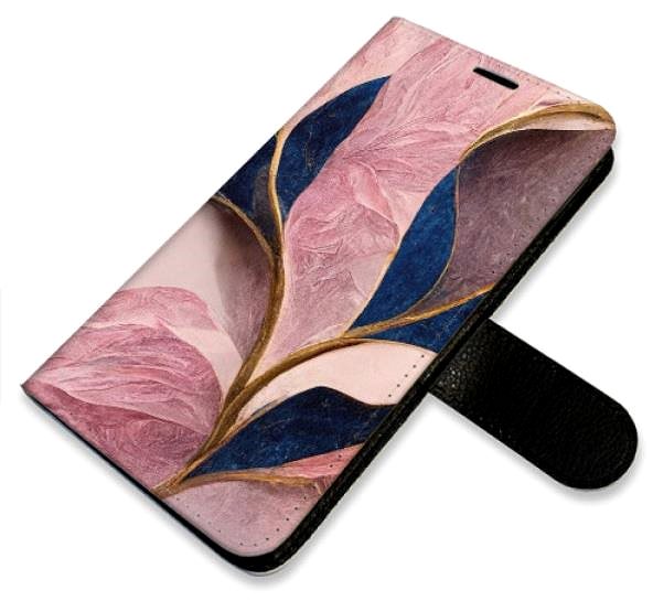 Kryt na mobil iSaprio flip puzdro Pink Leaves pre Samsung Galaxy S10e ...