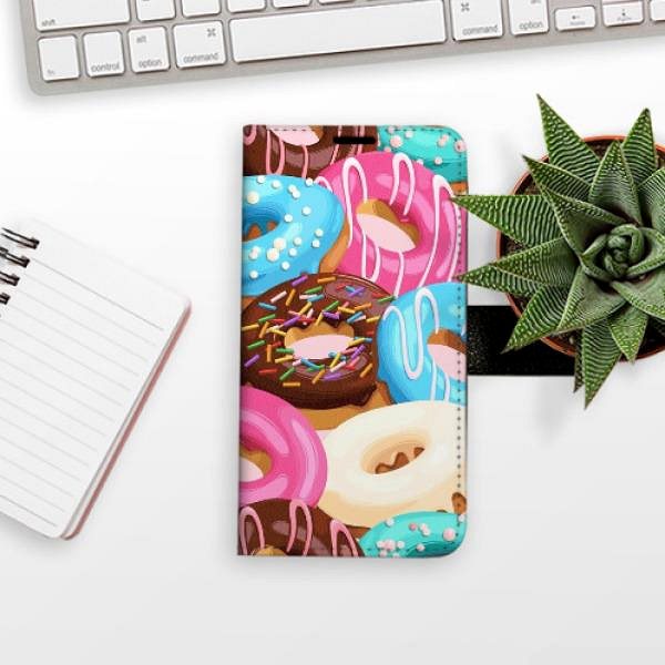 Kryt na mobil iSaprio flip puzdro Donuts Pattern 02 pre Samsung Galaxy S20 ...