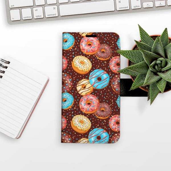 Kryt na mobil iSaprio flip puzdro Donuts Pattern pre Samsung Galaxy S20 ...