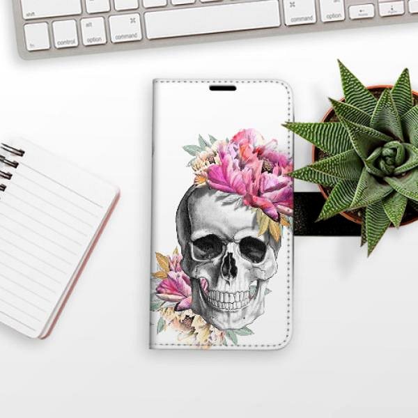 Kryt na mobil iSaprio flip puzdro Crazy Skull na Samsung Galaxy S21 ...