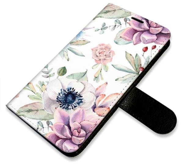 Kryt na mobil iSaprio flip puzdro Succulents Pattern na Samsung Galaxy S21 ...