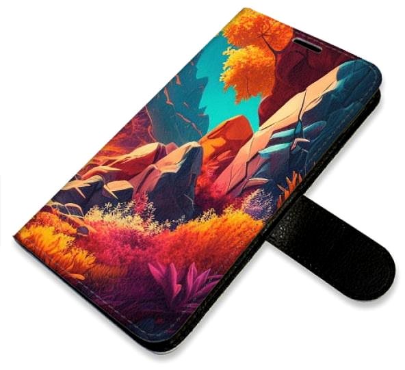 Kryt na mobil iSaprio flip puzdro Colorful Mountains pre Samsung Galaxy S21 ...