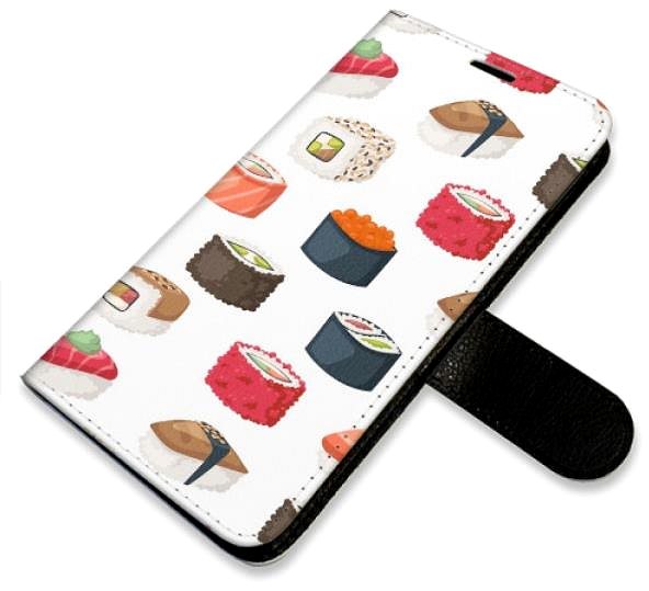 Kryt na mobil iSaprio flip puzdro Sushi Pattern 02 na Samsung Galaxy S21 FE 5G ...