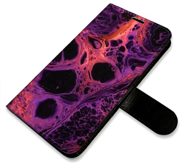 Kryt na mobil iSaprio flip puzdro Abstract Dark 02 pre Samsung Galaxy S23 Ultra ...