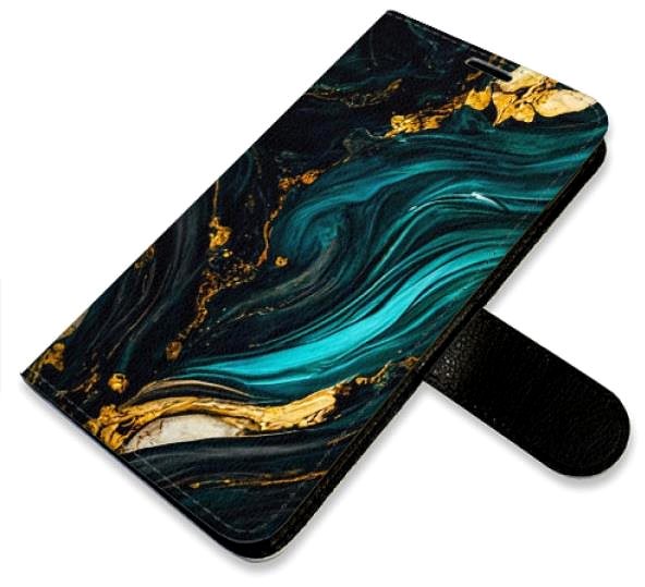 Kryt na mobil iSaprio flip puzdro Dark Paint pre Samsung Galaxy S23+ 5G ...