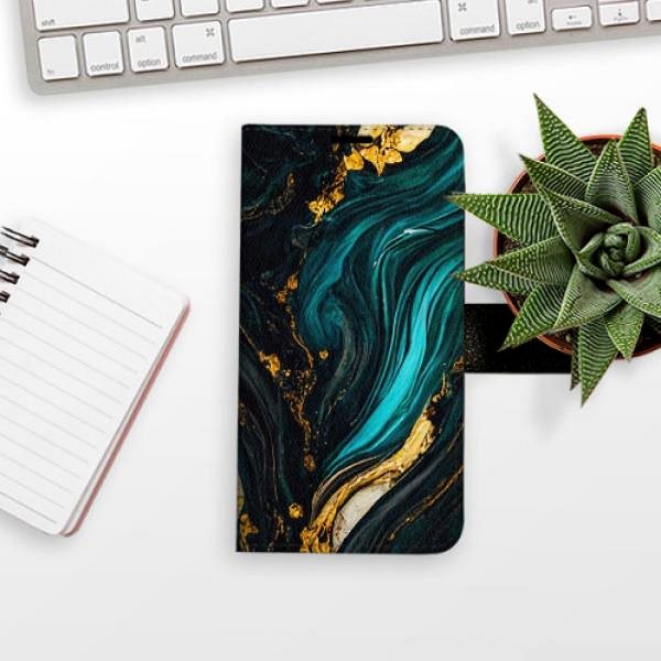 Kryt na mobil iSaprio flip puzdro Dark Paint pre Samsung Galaxy S23+ 5G ...