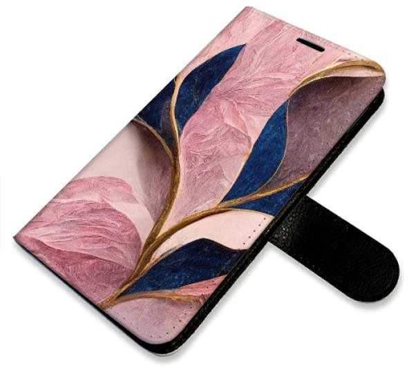 Kryt na mobil iSaprio flip puzdro Pink Leaves pre Xiaomi 12/12X ...