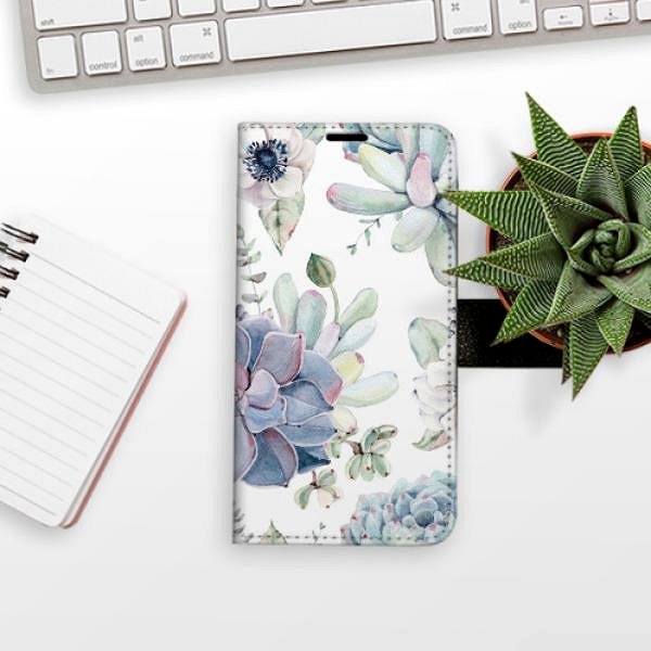 Kryt na mobil iSaprio flip puzdro Succulents pre Xiaomi 12/12X ...