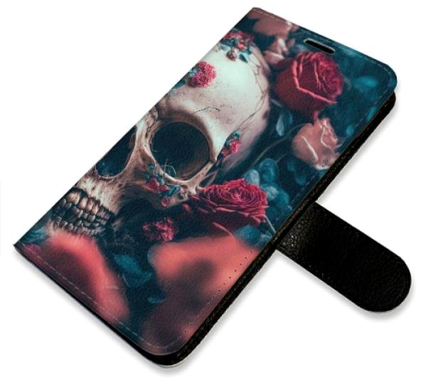 Kryt na mobil iSaprio flip puzdro Skull in Roses 02 pre Xiaomi 13 Lite ...