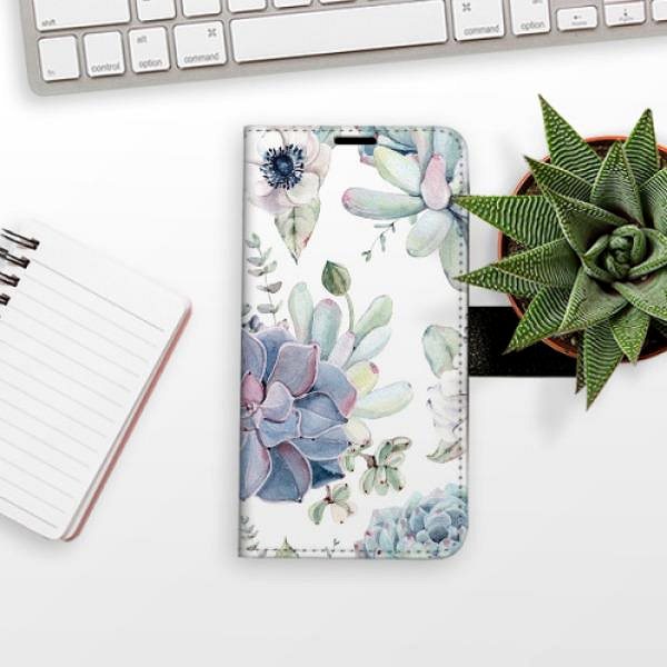 Kryt na mobil iSaprio flip puzdro Succulents na Xiaomi 13 Lite ...
