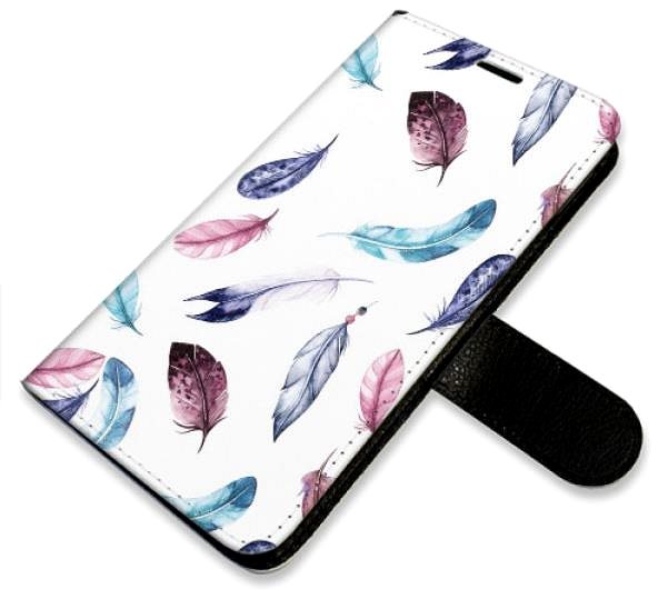 Kryt na mobil iSaprio flip puzdro Colorful Feathers pre Xiaomi 13 Pro ...