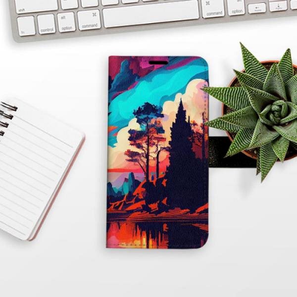 Kryt na mobil iSaprio flip pouzdro Colorful Mountains 02 pro Xiaomi Redmi 10C ...