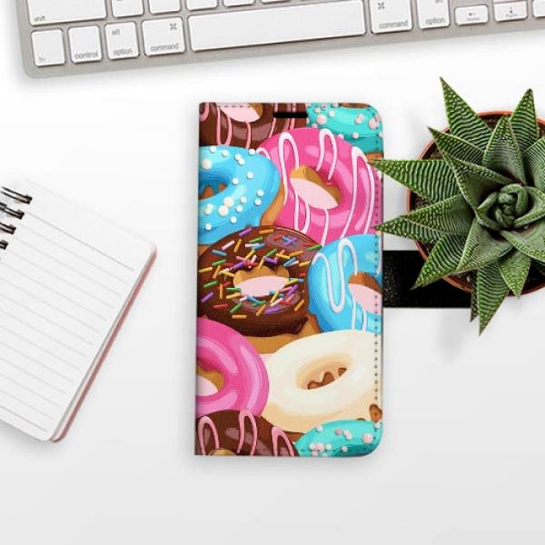 Kryt na mobil iSaprio flip puzdro Donuts Pattern 02 pre Xiaomi Redmi 8 ...