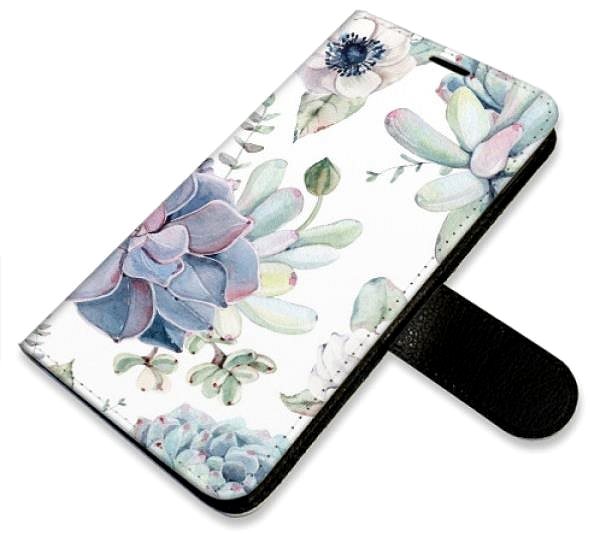 Kryt na mobil iSaprio flip puzdro Succulents pre Xiaomi Redmi Note 8 Pro ...