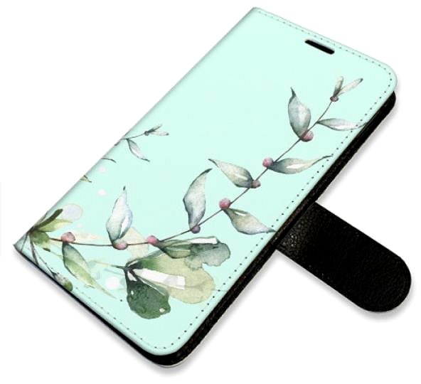 Kryt na mobil iSaprio flip puzdro Blue Flowers pre Xiaomi Redmi Note 9 Pro/Note 9S ...